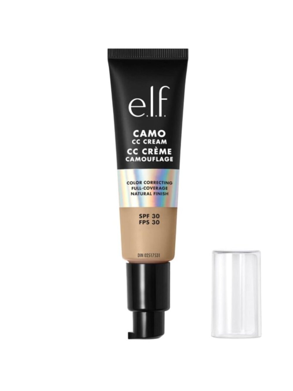 e.l.f. Camo CC Cream SPF 30 Full Coverage Semi-Matte Color Correcting - LIGHT 21